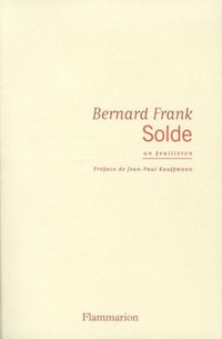 Produktbild: Solde : un feuilleton