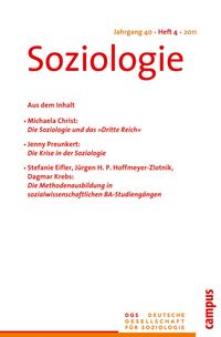 Produktbild: Soziologie 4.2011