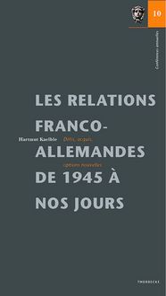 Produktbild: Les relations franco-allemandes de 1945 &agrave; nos jours