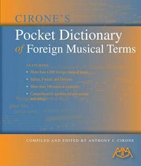 Produktbild: Cirones Pckt Dict Of Foreign M