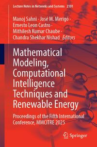 Produktbild: Mathematical Modeling, Computational Intelligence Techniques and Renewable Energy
