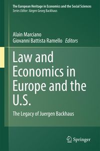 Produktbild: Law and Economics in Europe and the U.S.