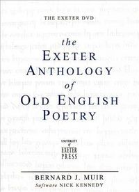 Produktbild: The Electronic Exeter Anthology of Old English Poetry with CDROM