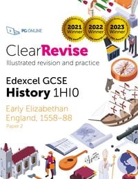 Produktbild: ClearRevise Edexcel GCSE History 1HI0 Option B4 Early Elizabethan England