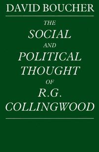 Produktbild: The Social and Political Thought of R. G. Collingwood