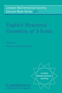 Produktbild: Explicit Birational Geometry of 3-Folds