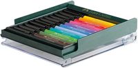 Faber-Castell Tuschestift PITT Artist Pen Brush 12er Set Basis Farben
