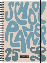Produktbild: BRUNNEN Schülerkalender (2025/2026) "Bubble Planner", 2 Seiten = 1 Woche, A5, 208 Seiten, PP-Umschlag, mehrfarbig