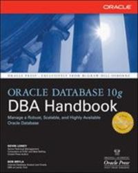 Produktbild: Oracle Database 10g DBA Handbook