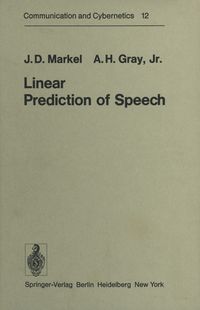 Produktbild: Linear Prediction of Speech