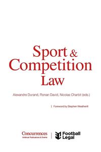 Produktbild: Sport & Competition Law