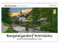 Produktbild: Bergsteigerdorf RAMSAU - Juwel im Berchtesgadener Land (Tischkalender 2026 DIN A5 quer), CALVENDO Monatskalender