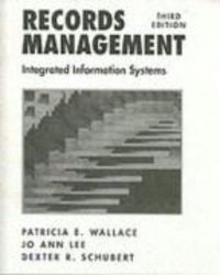Produktbild: Records Management: Integrated Information Systems