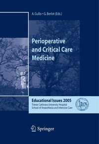 Bild vom Artikel Perioperative and Critical Care Medicine vom Autor Antonino Gullo