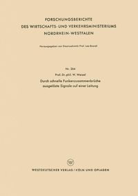 Produktbild: Durch schnelle Funkenzusammenbr&uuml;che ausgel&ouml;ste Signale auf einer Leitung