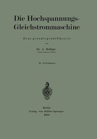 Produktbild: Die Hochspannungs-Gleichstrommaschine