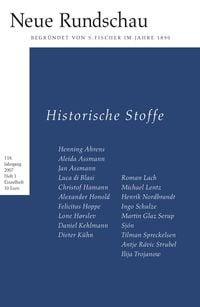 Produktbild: Neue Rundschau 2007/1