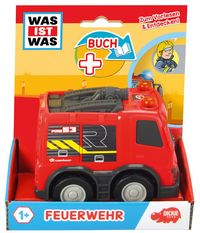 Produktbild: WAS IST WAS Dickie Toys Feuerwehr. Set (Fahrzeug + Buch)