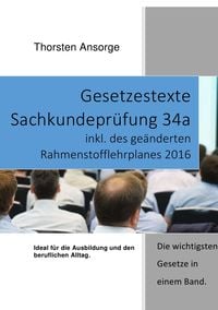 Produktbild: Gesetzestexte Sachkundepr&uuml;fung 34a