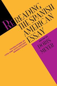Produktbild: Rereading the Spanish American Essay