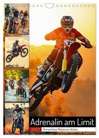Produktbild: Adrenalin am Limit - Grenzenlose Motocross Action (Wandkalender 2027 DIN A4 hoch), CALVENDO Monatskalender