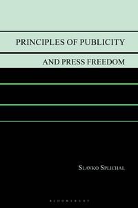 Produktbild: Principles of Publicity and Press Freedom