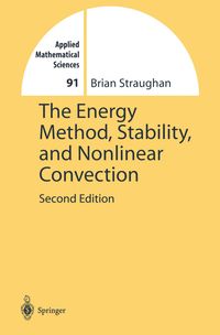Produktbild: The Energy Method, Stability, and Nonlinear Convection