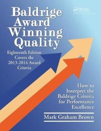 Produktbild: Brown, M: Baldrige Award Winning Quality