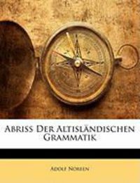 Produktbild: Abriss Der Altisl Ndischen Grammatik