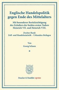 Produktbild: Englische Handelspolitik gegen Ende des Mittelalters.