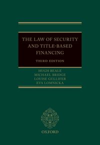 Produktbild: The Law of Security and Title-Based Financing