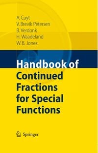 Produktbild: Handbook of Continued Fractions for Special Functions