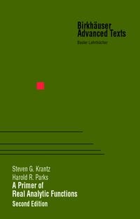 Produktbild: A Primer of Real Analytic Functions