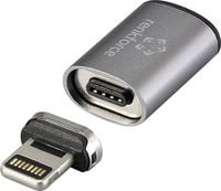 Produktbild: Renkforce USB-C&reg;, iPad/iPhone/iPod Adapter [1x USB-C&reg; Buchse - 1x Apple Lightning-Stecker] magnetischer Stecker