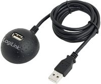 Produktbild: LogiLink USB-Kabel USB 2.0 USB-A Buchse, USB-A Stecker 1.50 m CU0013B