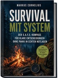 Produktbild: Survival mit System: Der S.A.F.E.-Kompass f&uuml;r klare Entscheidungen ohne Panik in echten Notlagen - inkl. Taschenkarte, Checklisten, 14-Tage-Trainingsp