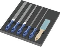 Produktbild: Wera 05150183001 Feilen-Satz, 6-teilig 9783 Schaumstoffeinlage Pferd Feilen Set 1 L&auml;nge 392 mm 1 St.