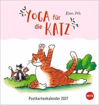 Produktbild: Puth Yoga f&uuml;r die Katz Postkartenkalender 2027