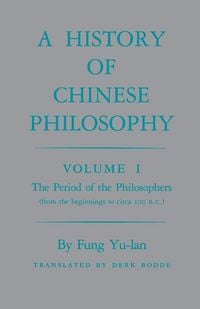 Produktbild: History of Chinese Philosophy, Volume 1