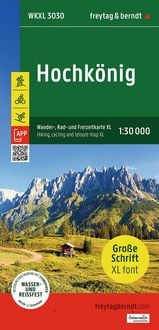 Produktbild: freytag & berndt Wanderkarte WKXL 3030 Hochk&ouml;nig XL 1:30.000