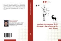 Produktbild: Analyse th&eacute;matique de la d&eacute;mesure dans l'&iquest;uvre de Jean Giono