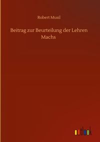 Produktbild: Beitrag zur Beurteilung der Lehren Machs