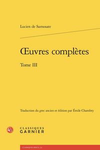 Produktbild: Oeuvres Completes Tome 3