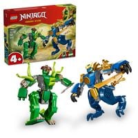 Produktbild: LEGO NINJAGO 71853 Duell mit Jays Drachen-Mech, Spielzeug ab 4 Jahren