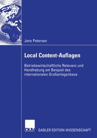 Produktbild: Local Content-Auflagen