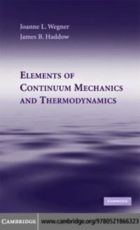 Produktbild: Elements of Continuum Mechanics and Thermodynamics