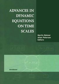 Produktbild: Advances in Dynamic Equations on Time Scales