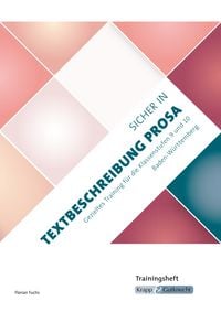 Produktbild: Sicher in Textbeschreibung Prosa &ndash; Baden-W&uuml;rttemberg &ndash; Trainingsheft