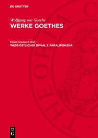 Produktbild: West-&Ouml;stlicher Divan, 3. Paralipomena
