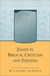 Produktbild: Essays in Biblical Criticism and Exegesis